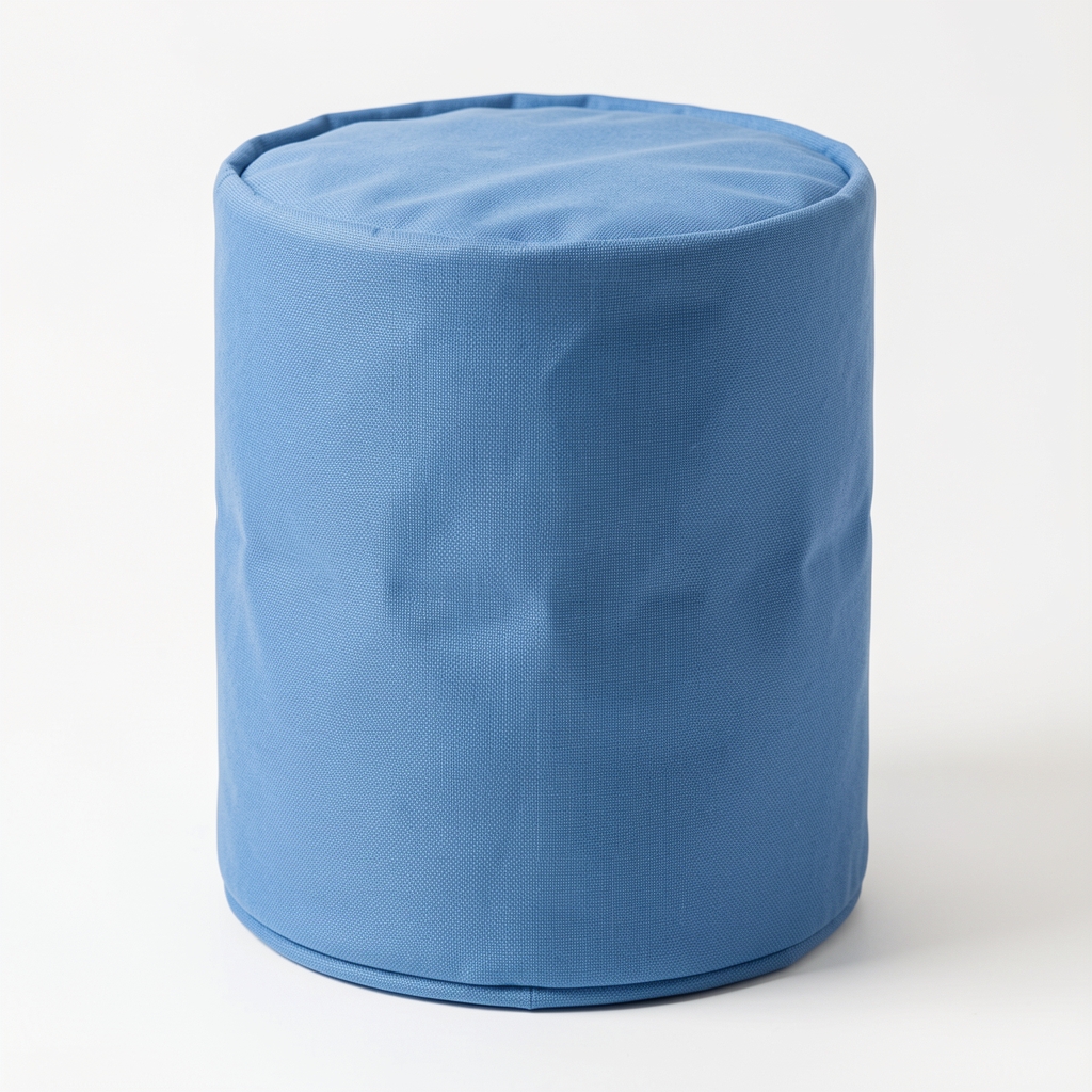 Purificator Blueair Blue Pure 3210i cilindric cu invelis textil albastru deschis amovibil, fundal alb