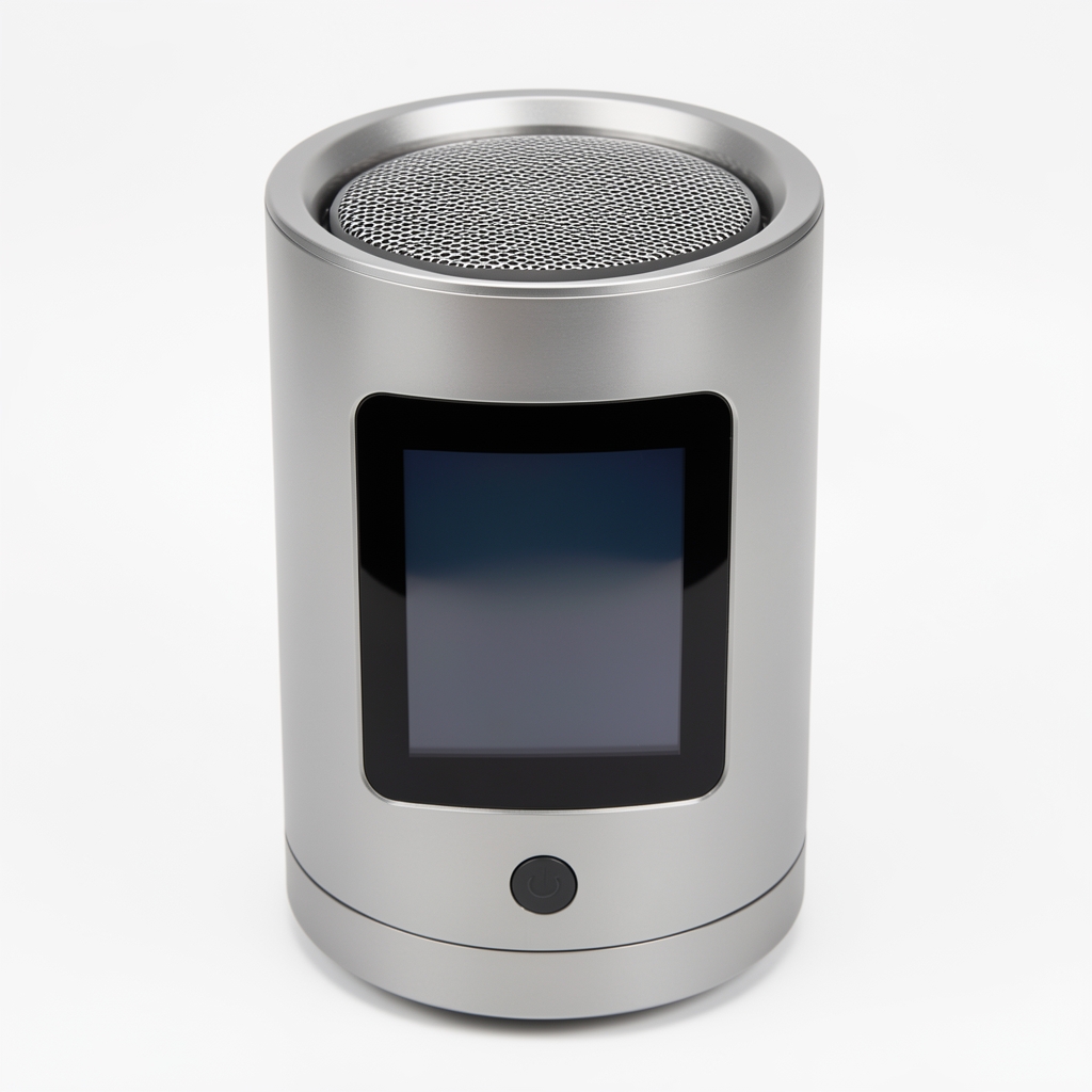 Purificator Levoit Core 400S alb cilindric cu grila superioara si ecran tactil, studio alb